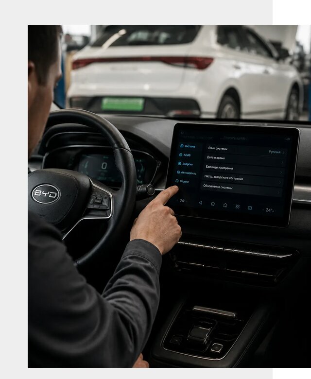 Русификация BYD E2 в Таре от 15329 р. | ФастМобиль-Тар под ключ