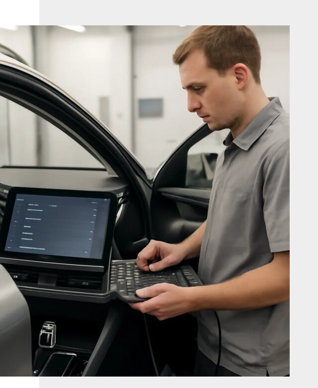 Русификация мультимедиа автомобилей Lynk Co в Таре