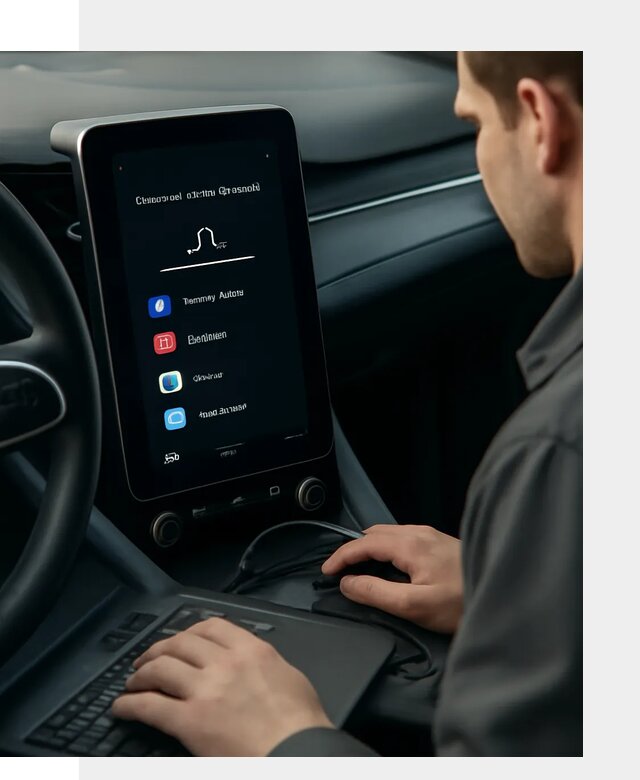 Установка приложений Lynk Co на автомобиль в Таре
